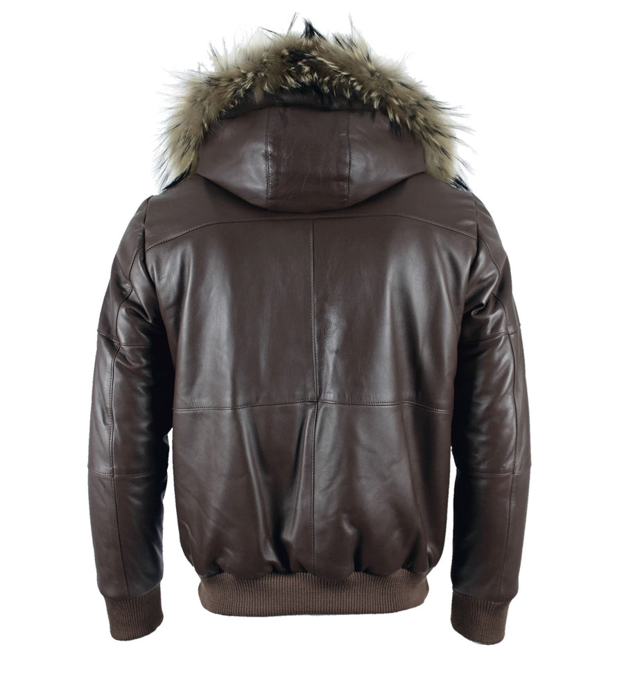 Brown Lambskin Leather Jacket