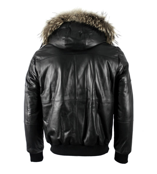 Black Lambskin Leather Jacket