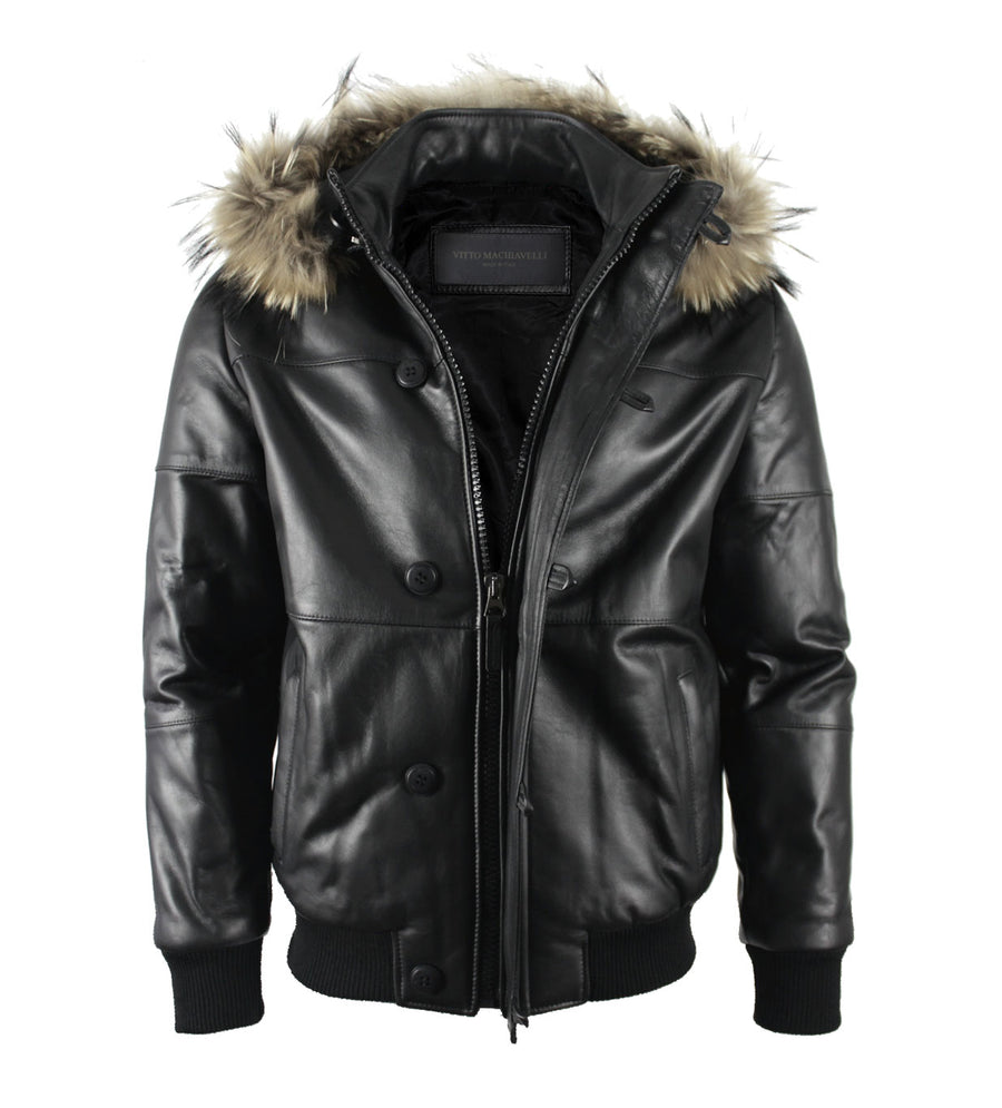 Black Lambskin Jacket