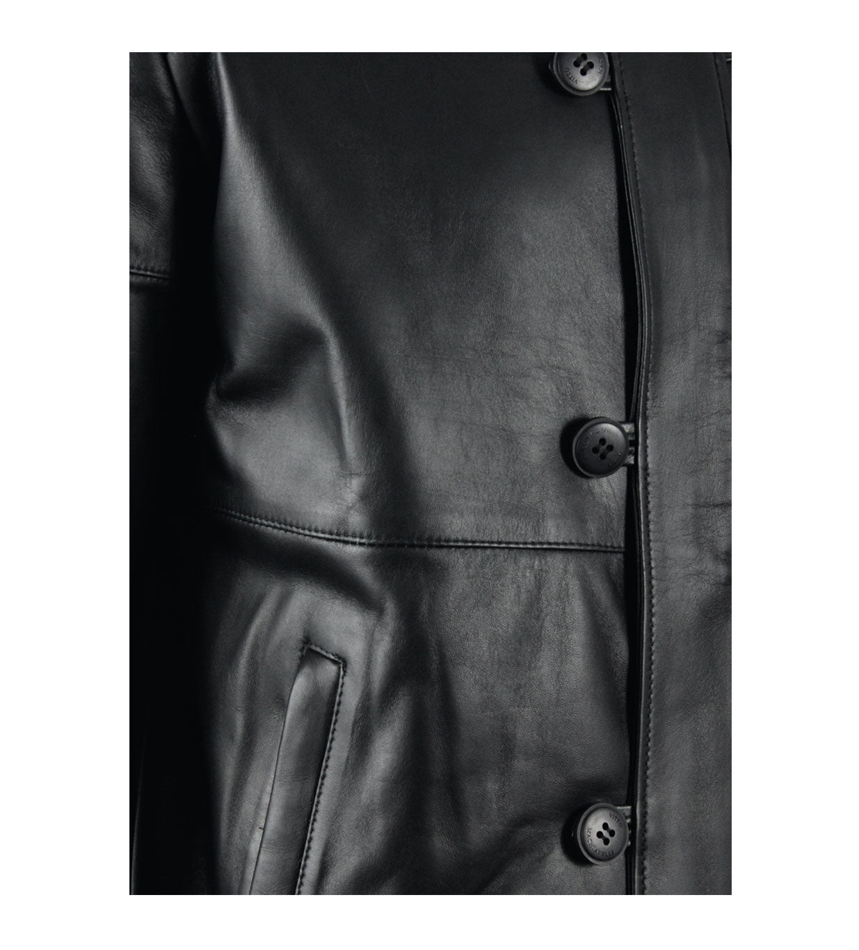 Black Lambskin Leather Jacket