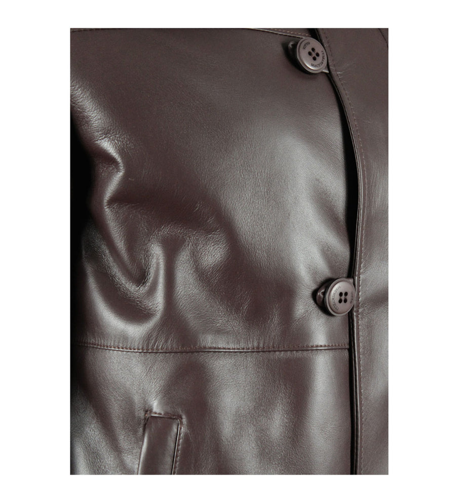 Brown Lambskin Jacket