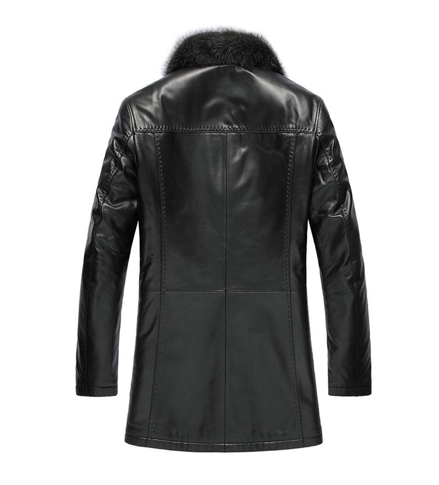 Sheepskin Leather Coat