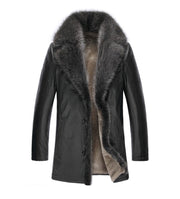 Sheepskin Leather Coat