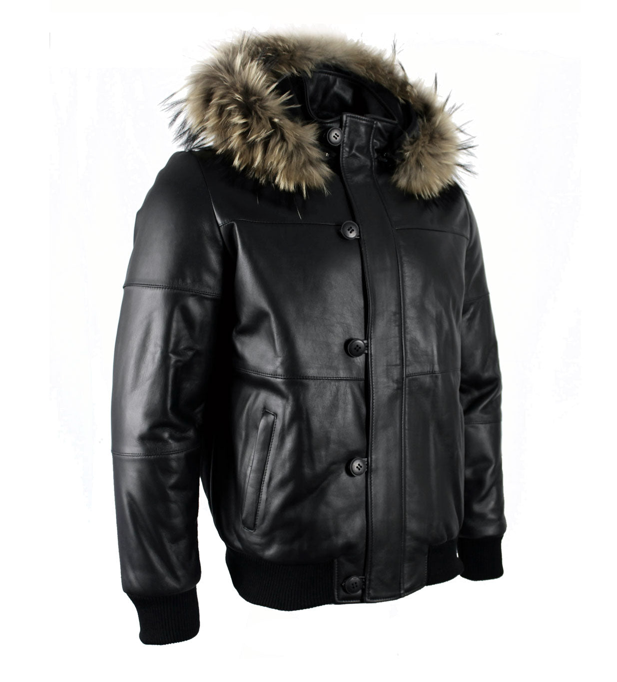 Black Lambskin Leather Jacket