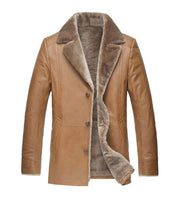 Cowhide Leather Coat