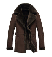 Sheepskin Leather Coat